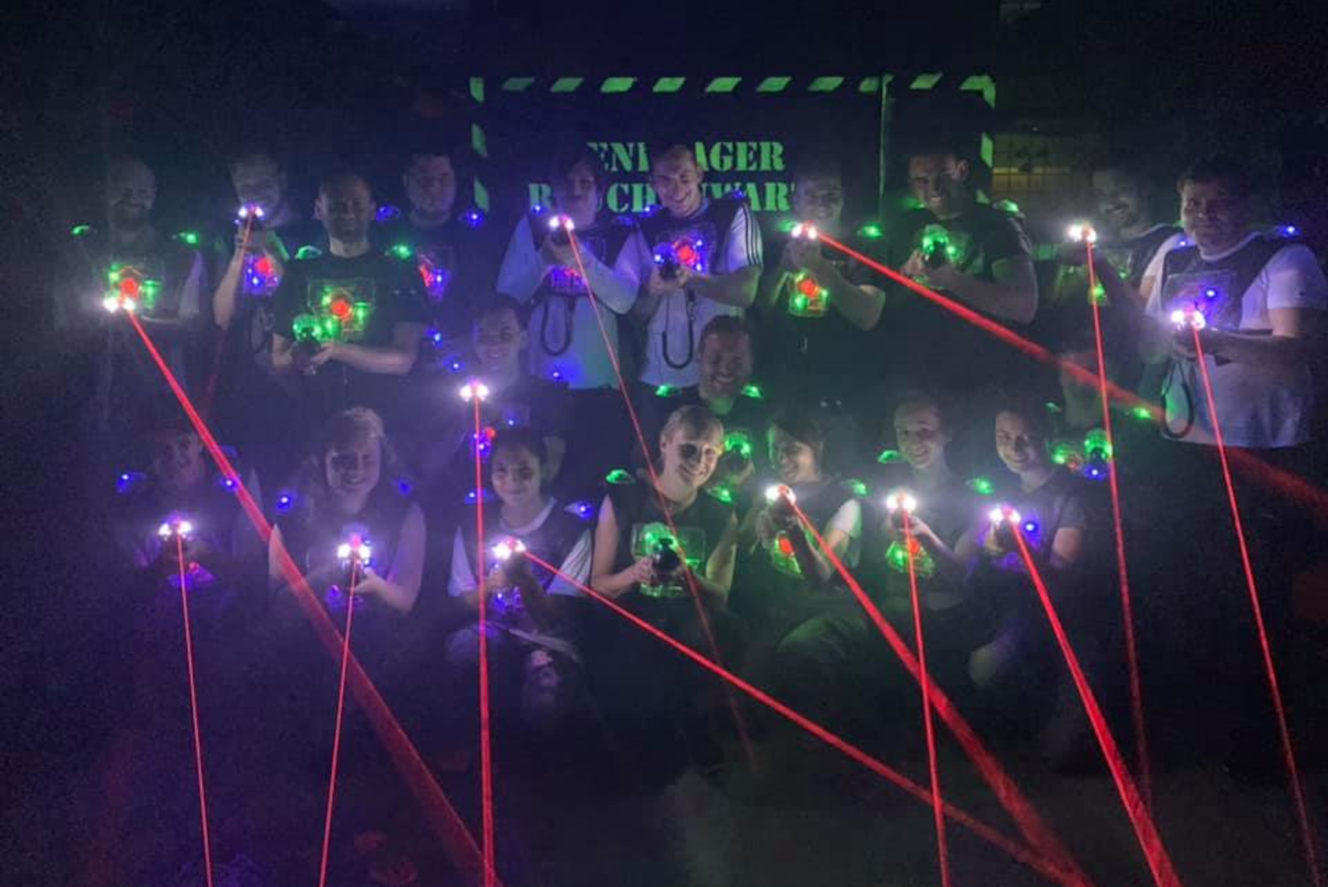 Teamevent am Abend durchblicker